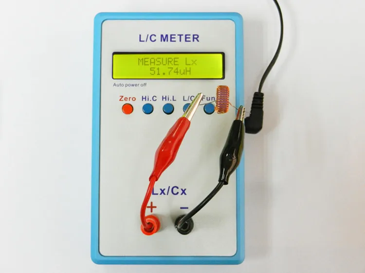 LC-200A цифровой lcd измеритель емкости индуктивности lc-метр 1pF-100mF 1uH-100H