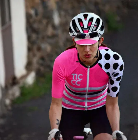 Col флуоресценция 2019 Новая женская летняя велосипедная футболка с коротким