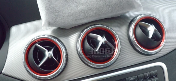 5 шт. красный кондиционер устанавливаемое на вентиляционное отверстие в салоне