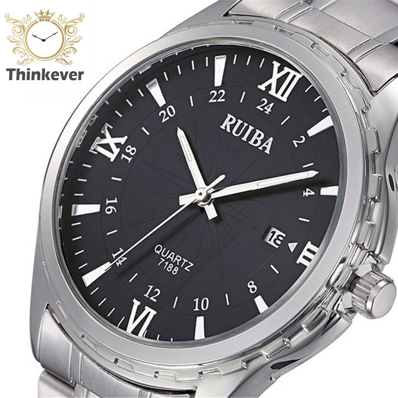 Люксовый Бренд M &amp H Дизайн Авто Дата Мужчины Из Нержавеющей Стали Бизнес