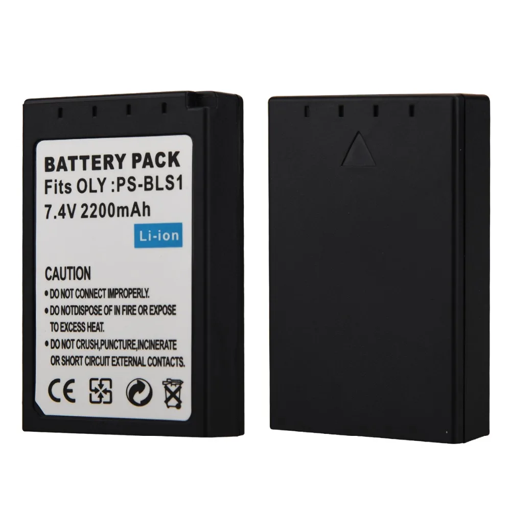 2200mAh PS BLS1 аккумулятор для Olympus OLY. EP2 EPL1 EPL2 EP1 BLS5 E 400 EVOLT 410 E410 420 620 450|Цифровые