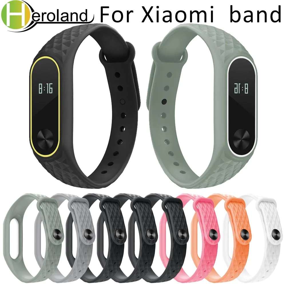 5 шт./лот спортивный браслет ремешок для Miband 2 цветной сменный смарт-браслет