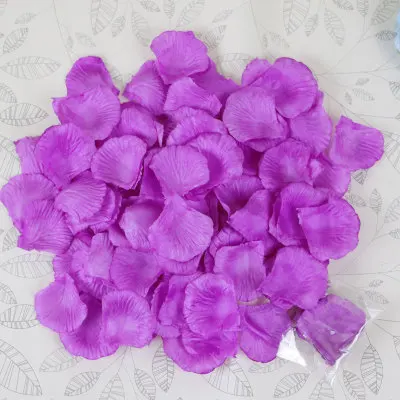 No.9 1500pcs lot Синие свадебные искусственные шелковые лепестки роз украшают свадебную комнату Petalos Rosa Boda ручной бросок поддельные Mariage Lote свадебный цветок - Цвет: No.9 1500pcs lot