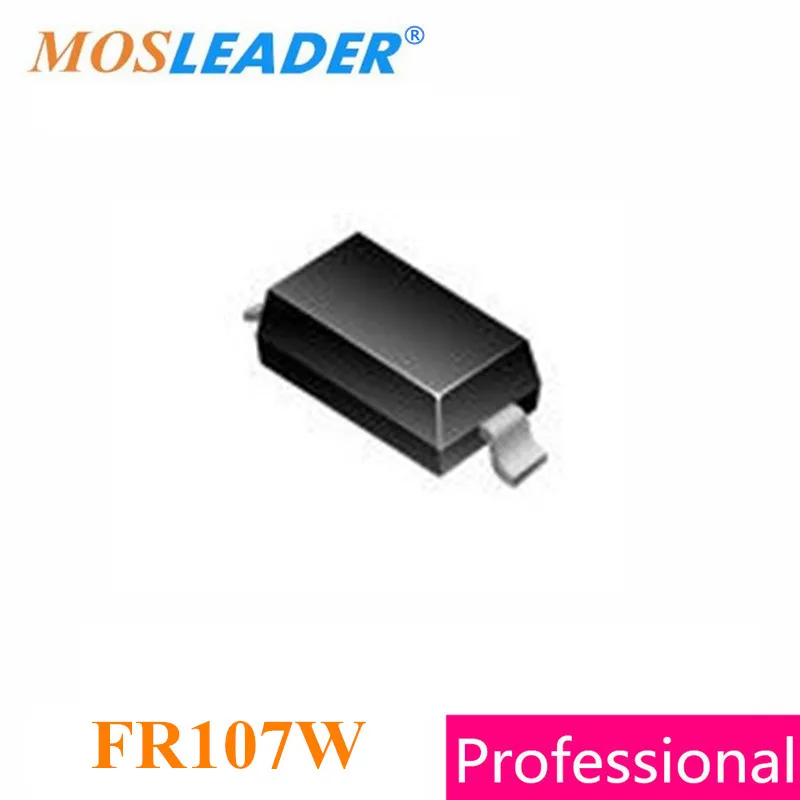

Mosleader FR107W F7 F1M SOD123FL 3000PCS 1A 1KV 1000V FR107 1206 High quality