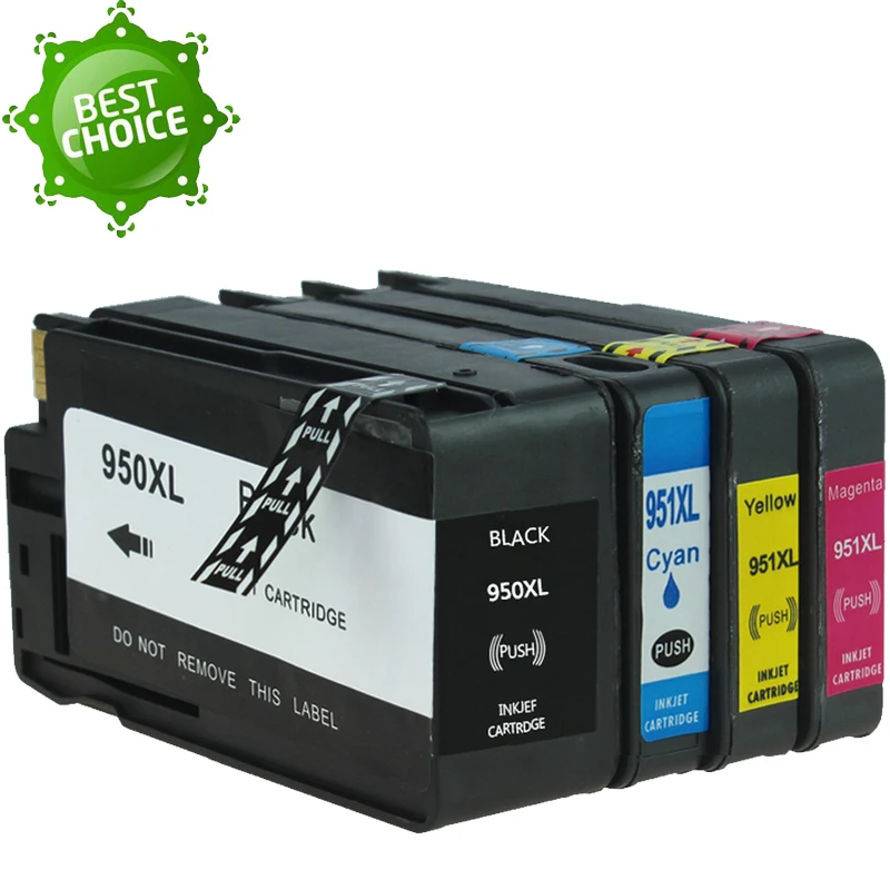 4PK совместимый картридж Замена для HP 950 XL 950XL 951 officejet Pro 8600 8100 8610 8620 принтер N911g N911a|ink