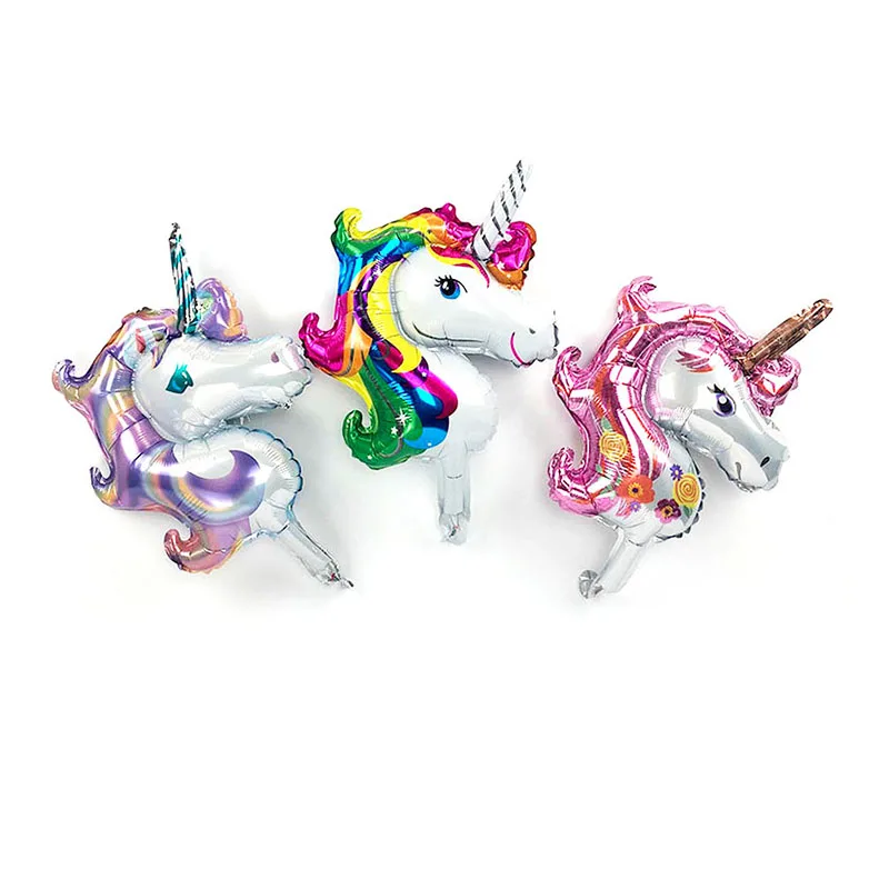 mini unicorn mix Мини животные тема воздушные шары морской жизни насекомых лес Луг животные зоопарк День рождения украшения Дети душ сувениры globos - Цвет: mini unicorn mix