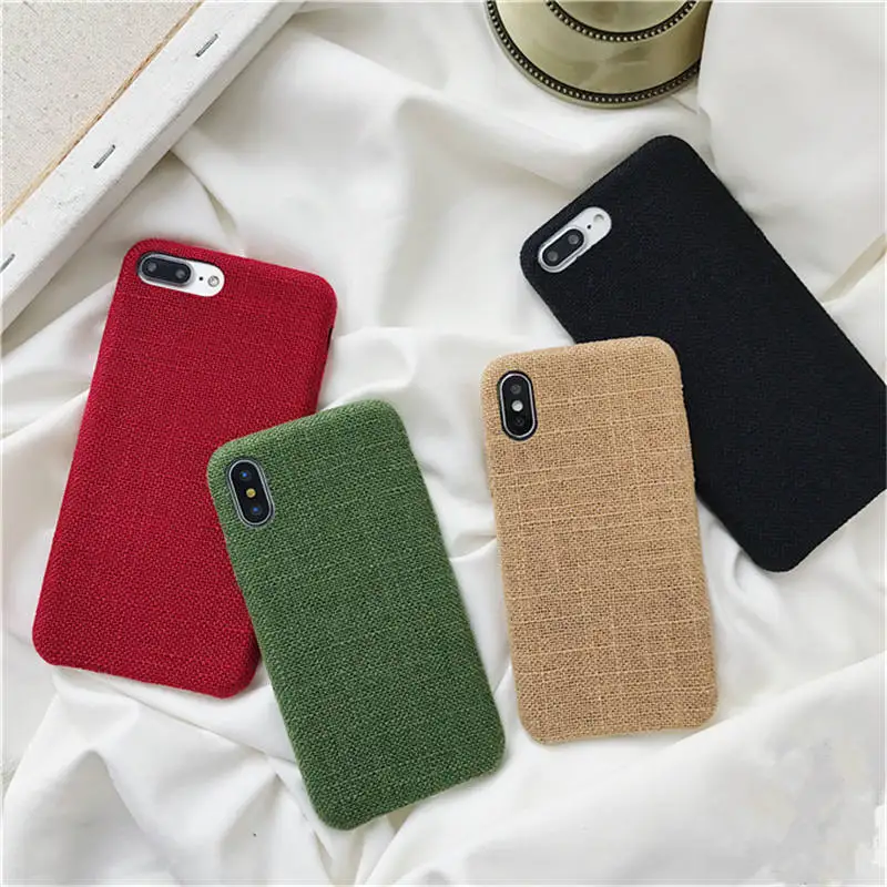 QINUO тканевый зимний чехол для телефона для iphone 8 X XR XS MAX задняя крышка мягкий чехол s для iphone 6S 6 7 8 Plus милый корпус теплый чехол