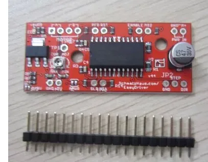Щит EasyDriver тактовый шаговый двигатель V4 A3967 для Arduino Red | Обустройство дома