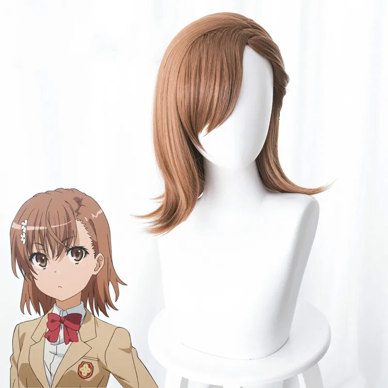 Парик Misaka Mikoto с определенным волшебным индексом косплей научный рилгун Мисака