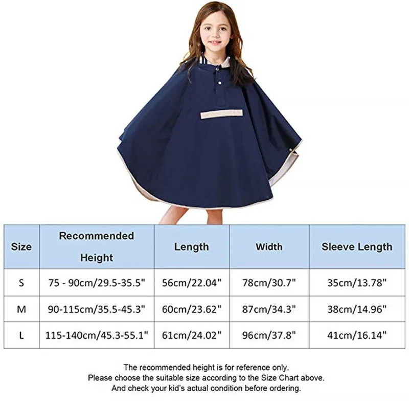 Детская непромокаемая одежда плащ для детей плащи непромокаемый дождевик пончо