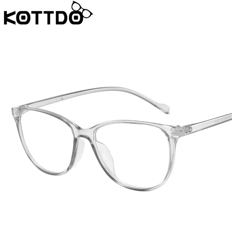 KOTTDO 2019 Женская оправа для очков в стиле кошачьи глаза студенческие круглые очки