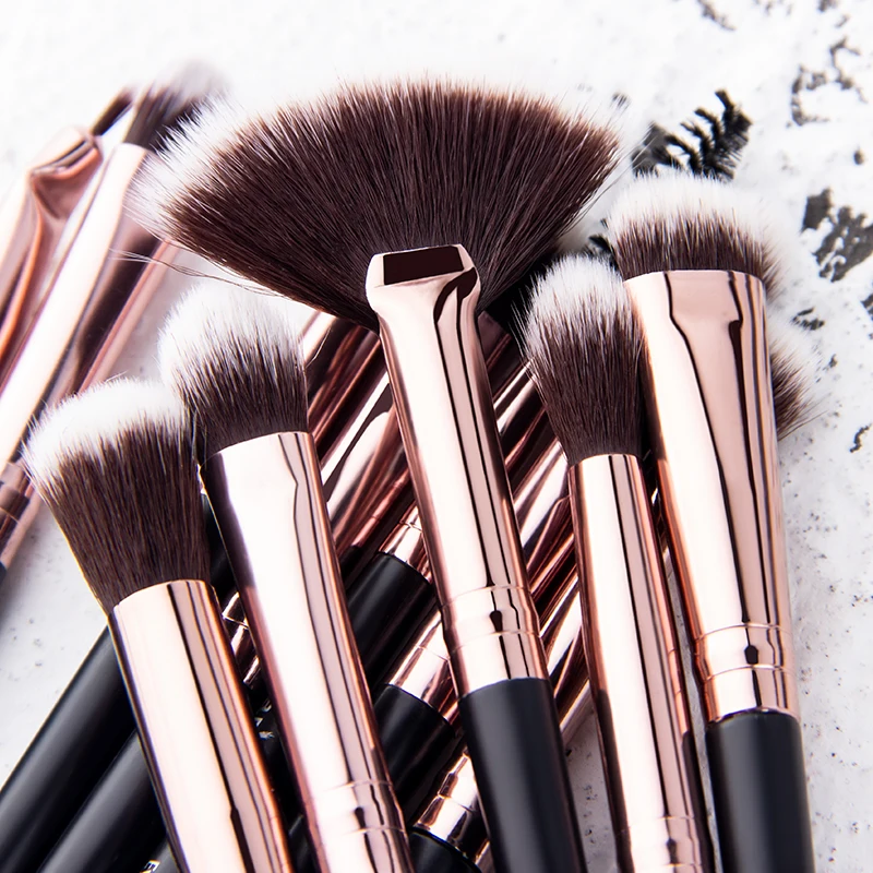 Anmor 12 шт./лот кисти для макияжа набор кистей Профессиональные Тени век мягкое