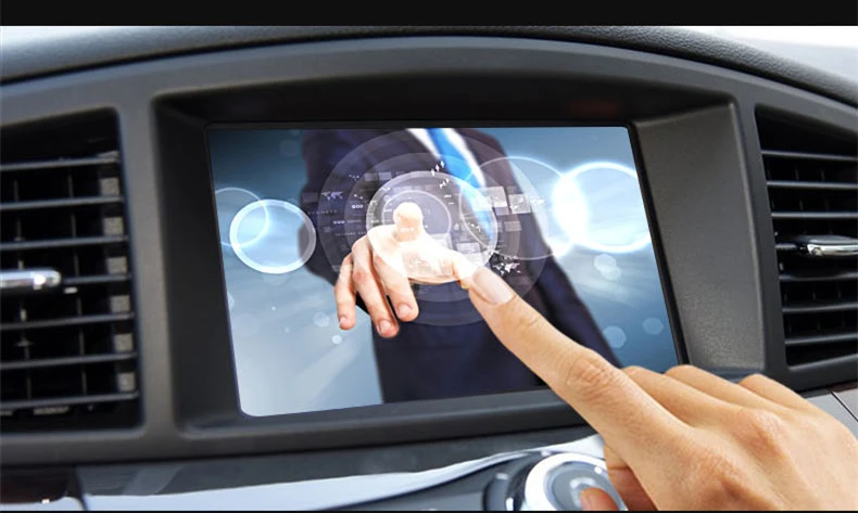 Автомобильный Стайлинг навигация закаленное стекло Защита для экрана из стали