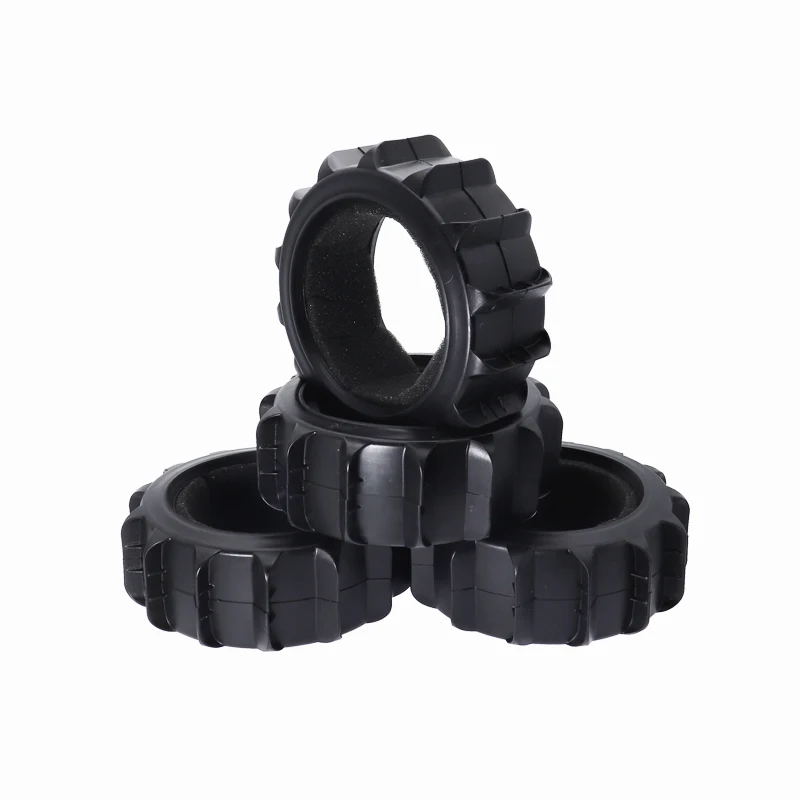 

4PCS 1/8 RC Off Road Buggy Snow Sand Paddle Tires/Tyre for 1/8 RC car parts