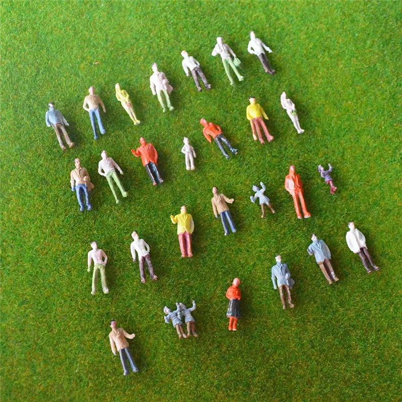 200PCS 1/150 scale model figures painted toys for architecture making |
