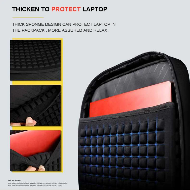 Умный мужской рюкзак сумка с разъемом для наушников usb зарядка мужчин и женщин 15 6