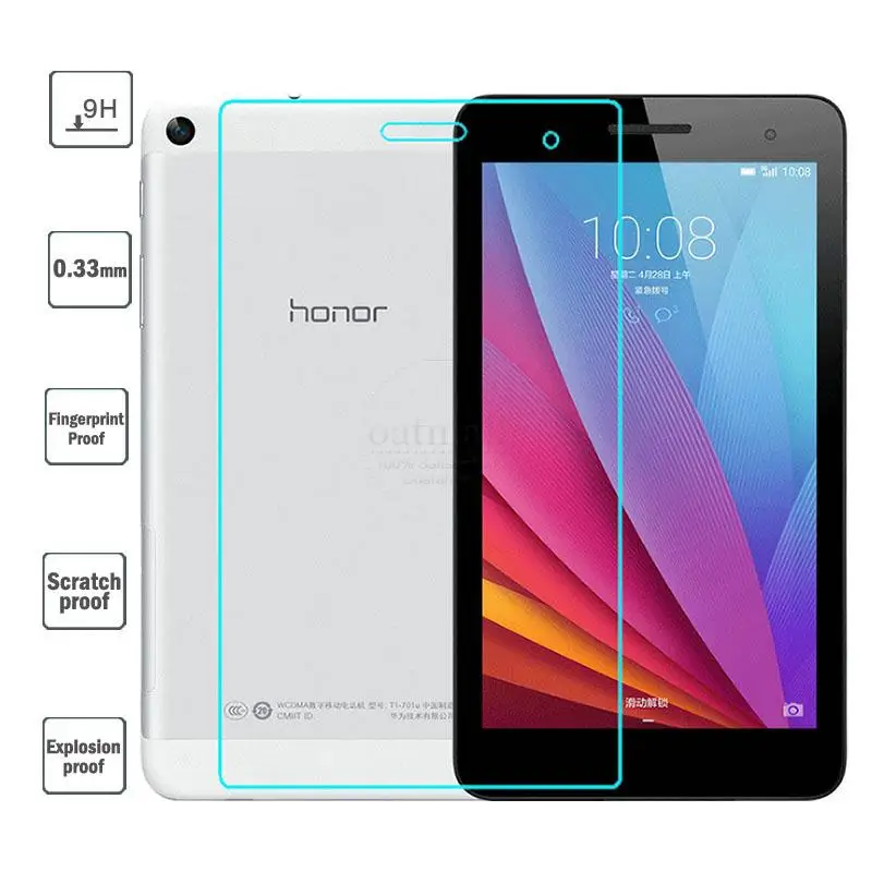 Новый 0 33 мм закаленное Стекло пленка для huawei Honor T1 7 701u Экран протектор 701ua дюймов