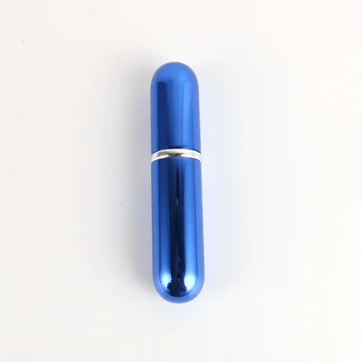 Shiny Blue 11 цветов, 5 мл, портативные пустые мини флаконы для духов, для многоразового распылителя, высокое качество, алюминиевые флаконы с распылителем для духов - Цвет: Shiny Blue