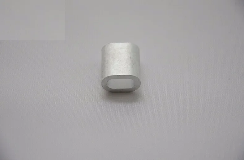 Алюминиевая овальная муфта из проволочного каната 500 шт. 0 5 мм 8 1 2 рукава|rope lace|sleeve