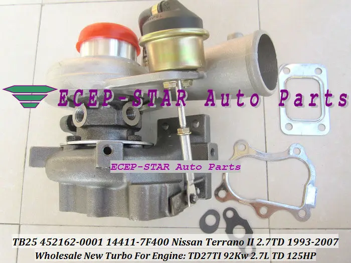 Бесплатная доставка TB25 452162 5001S 0001 14411 7F400 турбо для Nissan Terrano 2 FORD MAVERICK 97 TD27TI TD27TDI