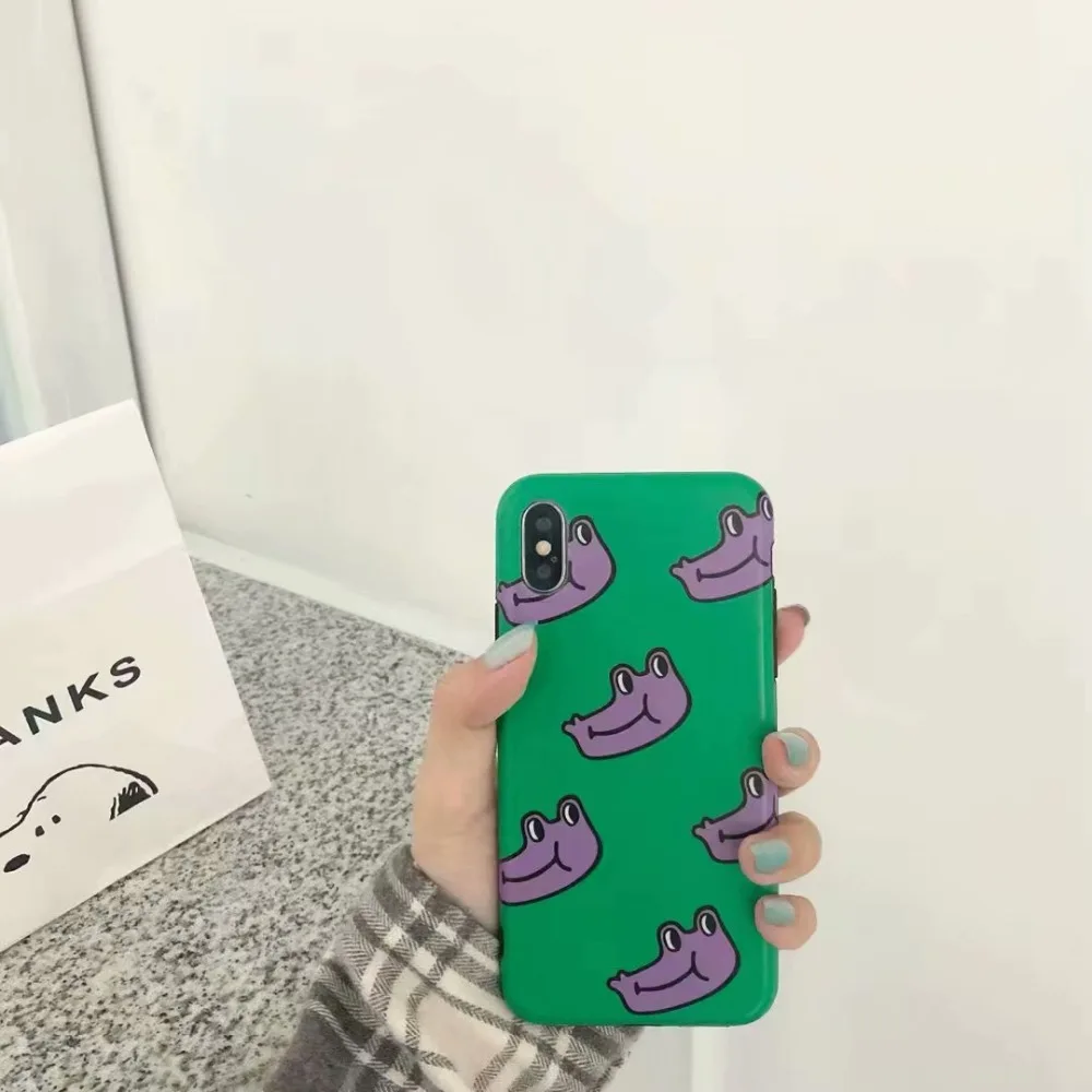 Чехол ORYKSZ для iphone X XS XR MAX силиконовый глянцевый чехол с рисунком собаки 6 6s 8 7 Plus