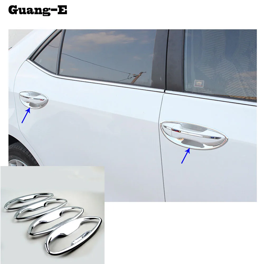Обнаружитель крышки кузова автомобиля обрезки ABS хром внешние дверные чаши