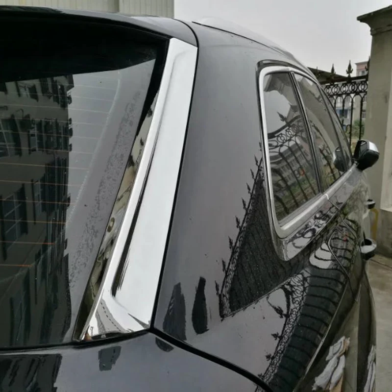 Для Audi Q7 2016 2017 2018 ABS хром внешний задний багажник спойлер оконная полоса молдинг