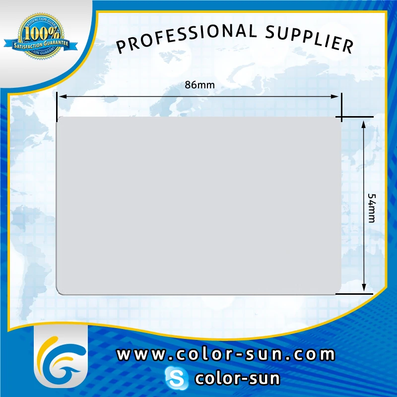 Струйный пвх карта для печати ПВХ бизнес-карты принтера Epson без чипов на высокое