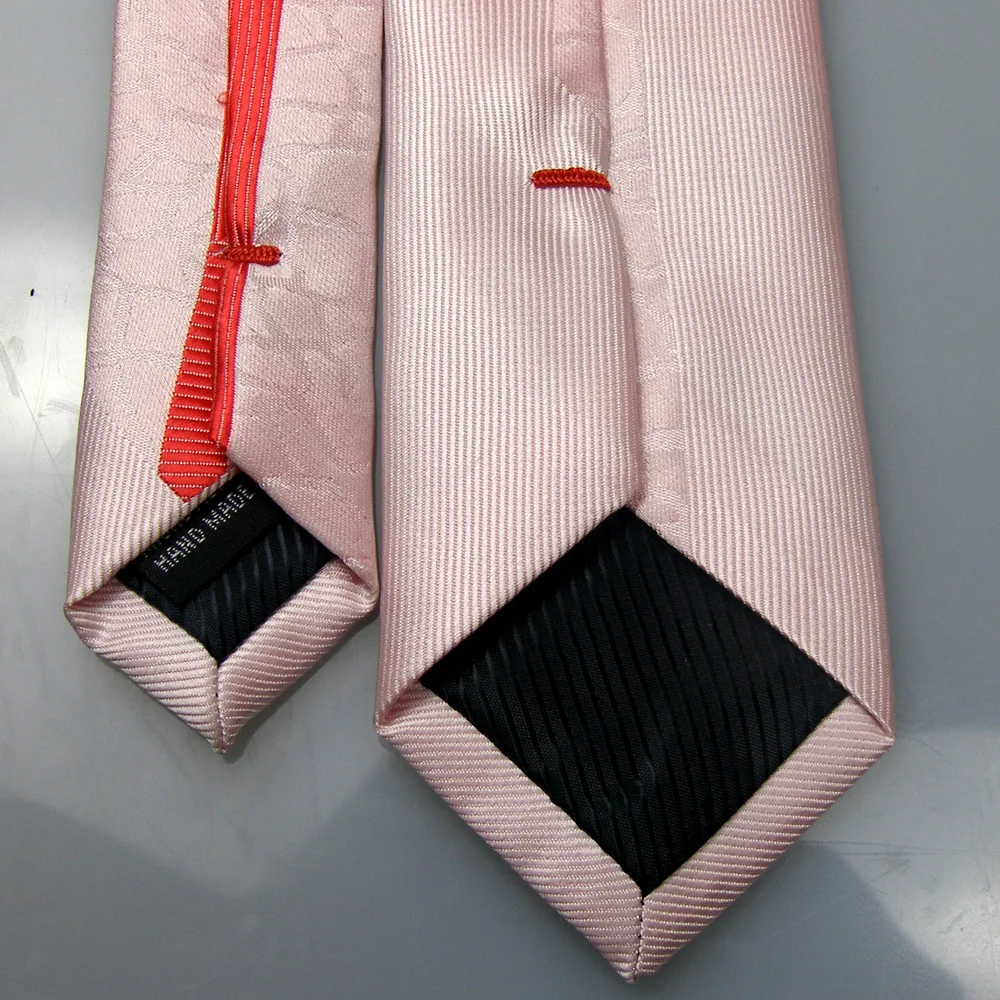 Галстуки LAMMULIN мужские модный дизайн коралловые красные светло-розовые с бантом в