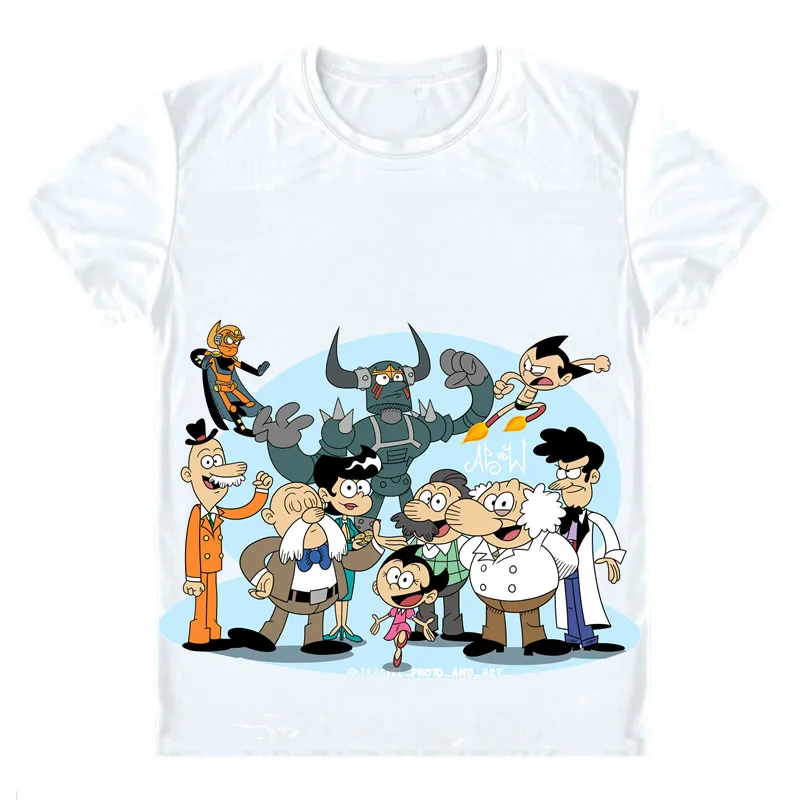 Футболки для мальчиков Astro рубашки с коротким рукавом аниме могучий Atom Tetsuwan Atomu