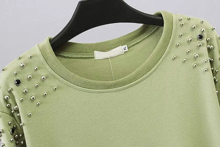 F21 Осенняя Повседневная Женская длинная футболка 3XL плюс размер одежда свободные