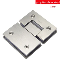 yumore 180 degrees open glass clamp 304 stainless steel glass 8 10mm glass clamp clips hardware glass holder cabinet clips