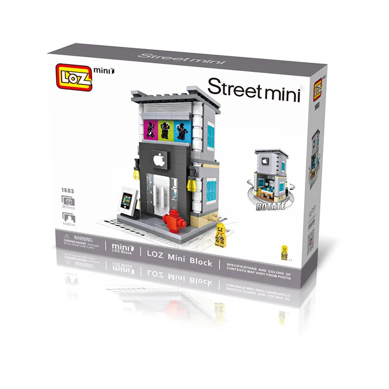 Мини Blocs LOZ Ville Rue Createur Jouet House Modele Briques Jeu De construction Phone DIY Briques|jeu de construction|brique constructionloz