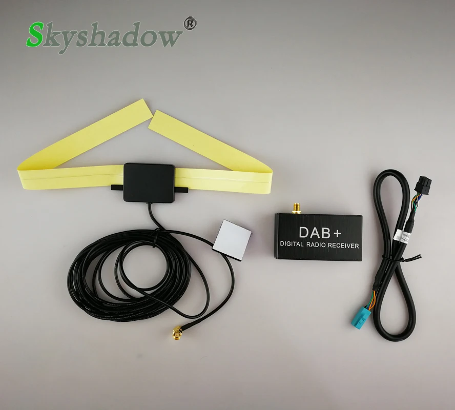 Для Android 9 Android 8,0 автомобильный DVD DAB+ USB цифровой Аудио вещания приемник с антенной работает для Европы