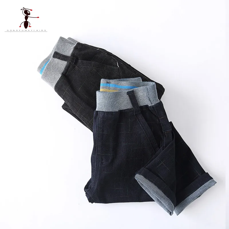 Джинсы кунг фу муравей 2017 джинсы для мальчиков деним знаменитого бренда детские