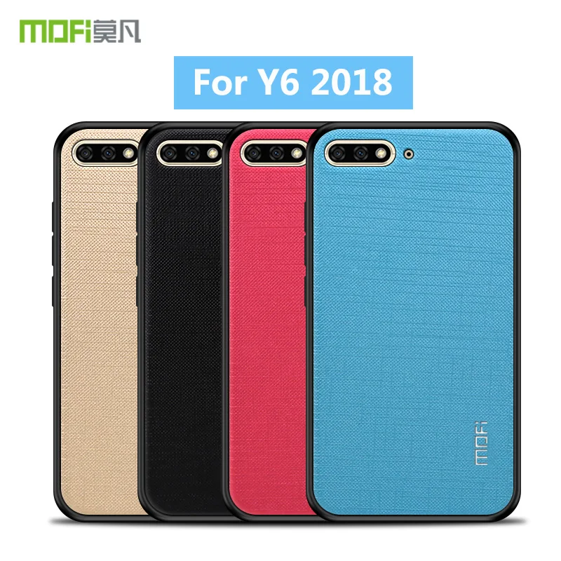 Оригинальный MOFi яркий защитный чехол серии для Huawei Y6 2018 Высококачественный ТПУ