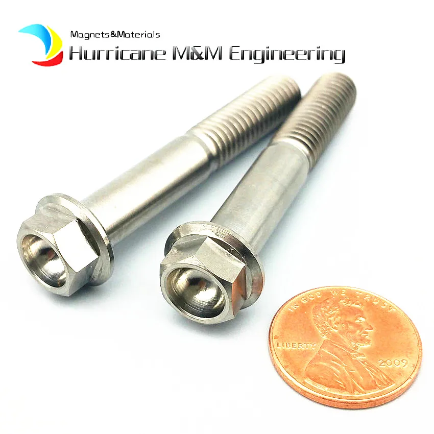 

Titanium Bolts for Motorcycle Disc Brake M8 x15-50mm Flange Head Ti Bolts Titanium Screws Ti Fastener 6pcs