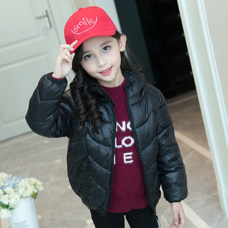 Дети Парки на меху для девочек 2018 новые зимние с капюшоном длинный рукав молнии