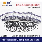 20 шт.лот резиновое уплотнительное кольцо, черное NBR уплотнительное кольцо OD3132333435363840 ID2728293031323436 толщина CS2 мм, маслостойкое