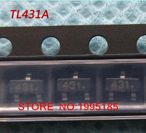 

100pcs free shipping TL431A TL431 431 SOT23-3 Voltage References Adjustable Precision Shunt Regulator new original