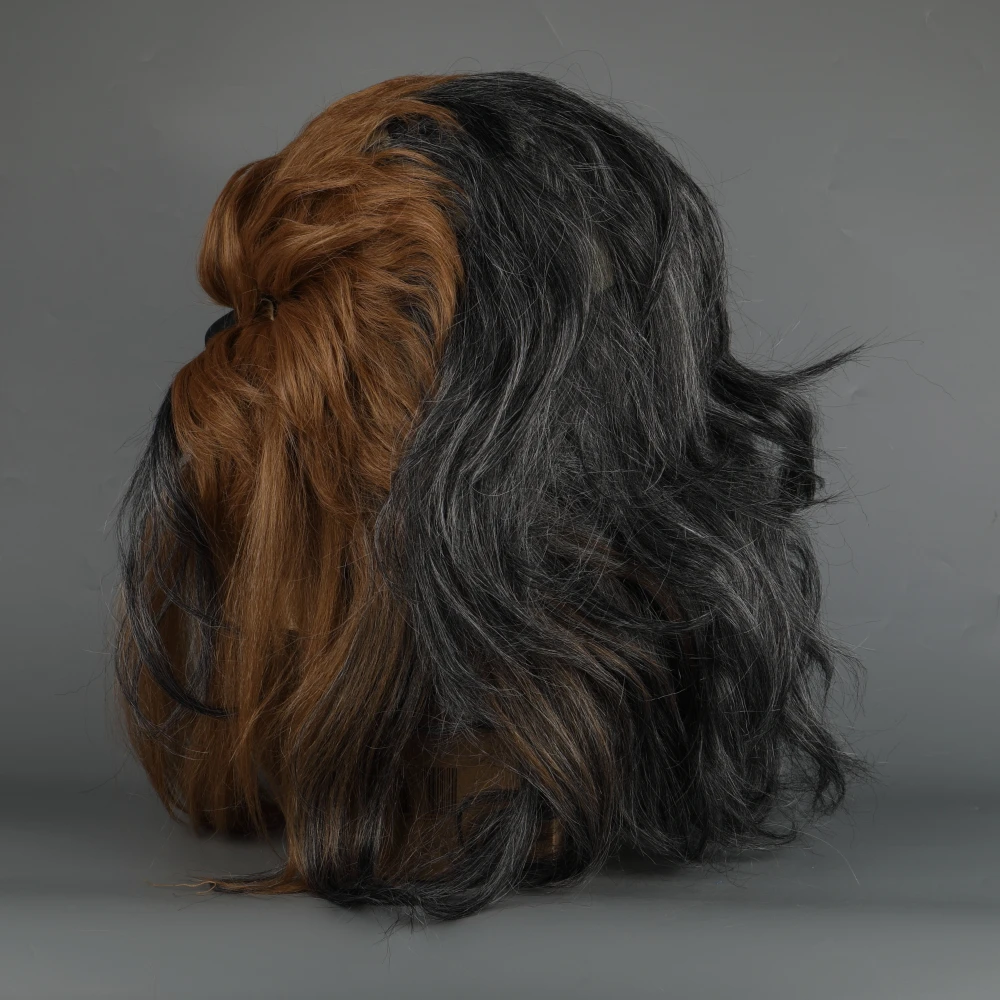 1:1 Новый Звездные Войны Пробуждение силы Chewbacca маска натуральный мех костюм