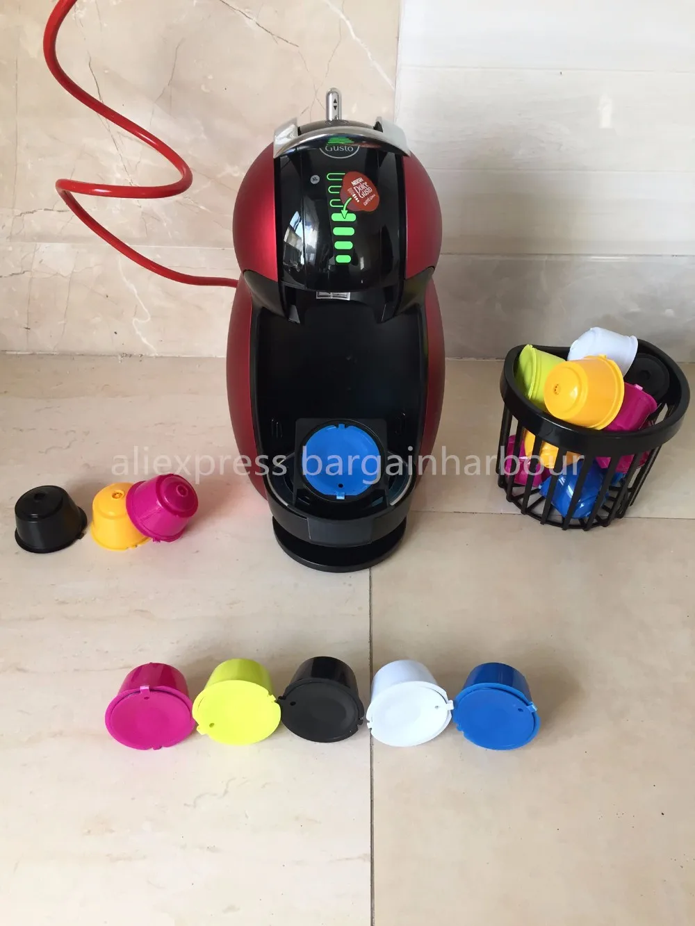 3 шт./компл. многоразового Dolce Gusto Кофе Капсула Nescafe dolce gusto многоразового пользования капсулы gusto капсулы combinacapsule пополнения 3 цвета