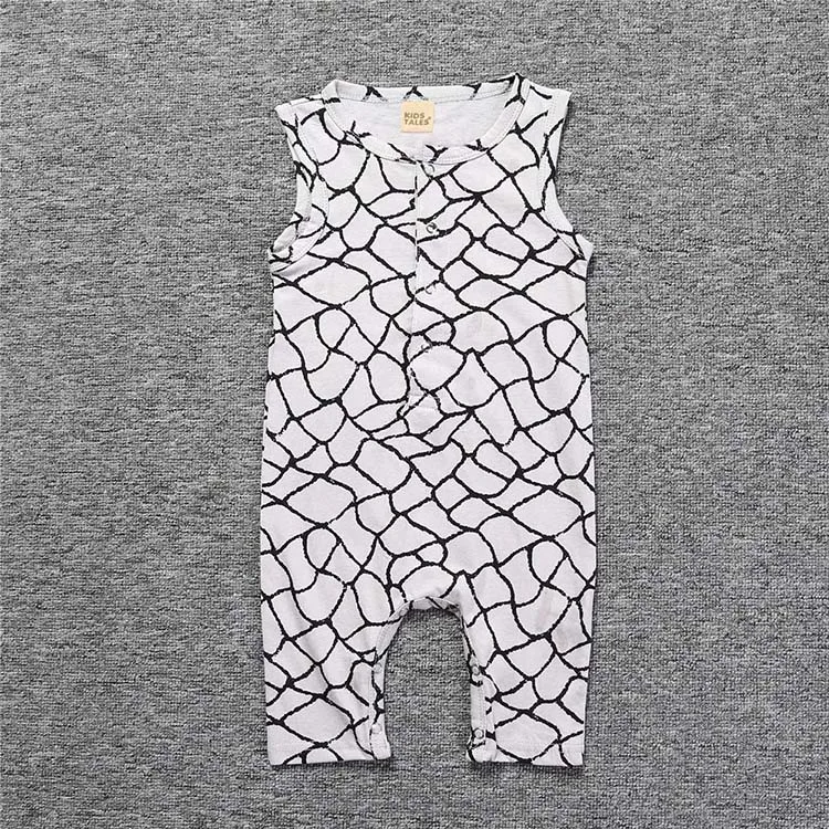 YZ118 Newborn Boys Clothes Hot Sales Children Sleeves Overalls Rompers Cotton For Girls Printed Sunglasses Summer | Мать и ребенок