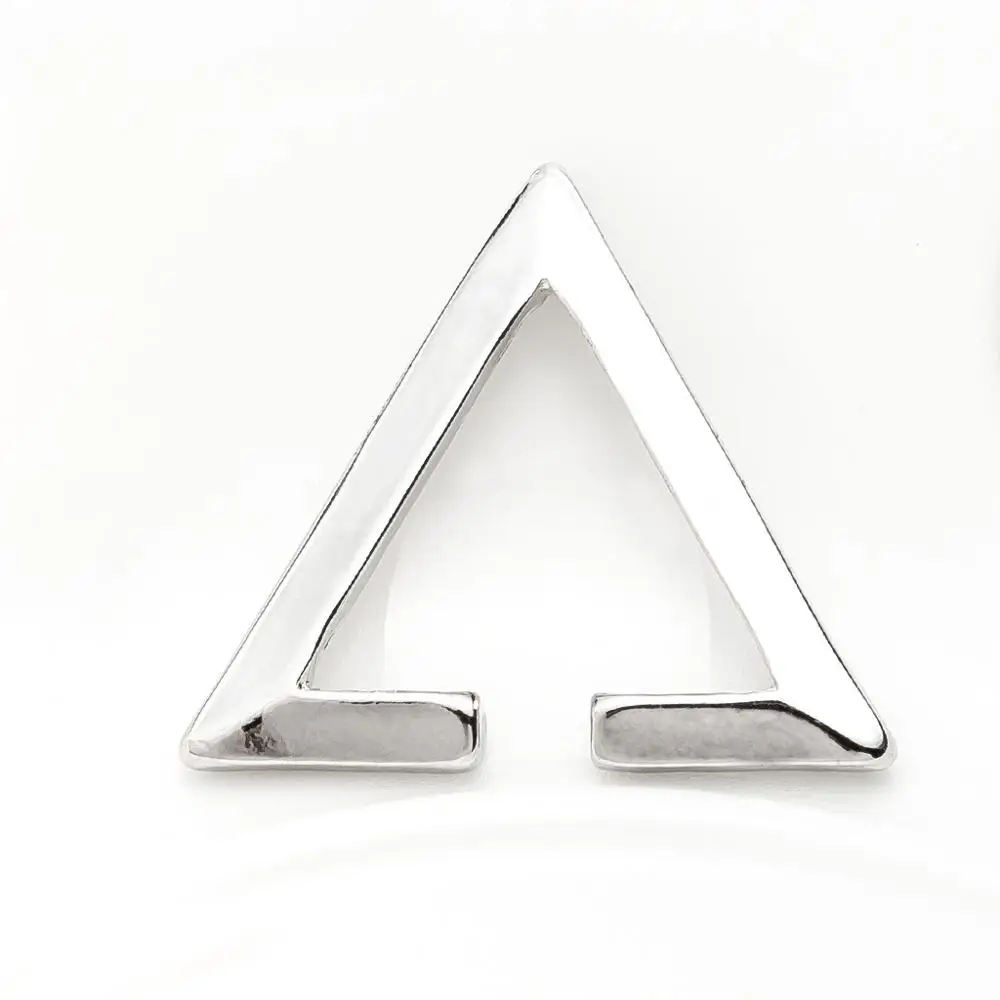 Silver Triangle Модные простые золотые серебряные и черные металлические серьги-клипсы для женщин - Окраска металла: Silver Triangle