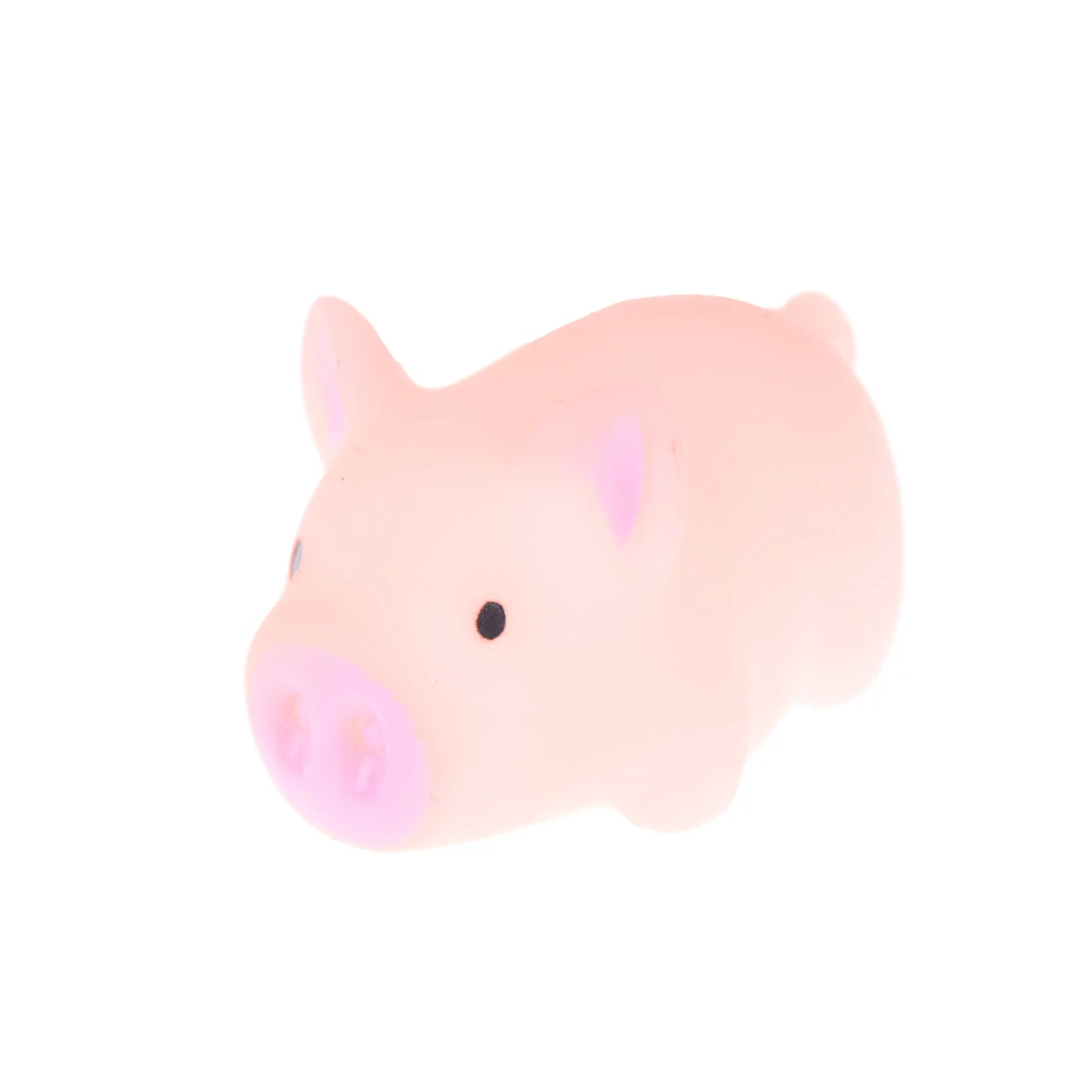 1 шт. силиконовый розовый свиной гель Сжимаемый для снятия стресса мягкий