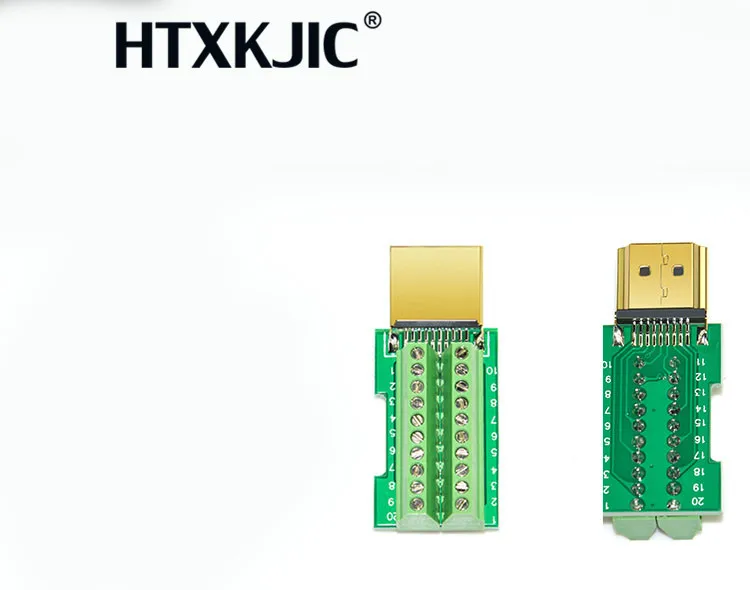 

(2-Pack) HDMI male connector with screw connector