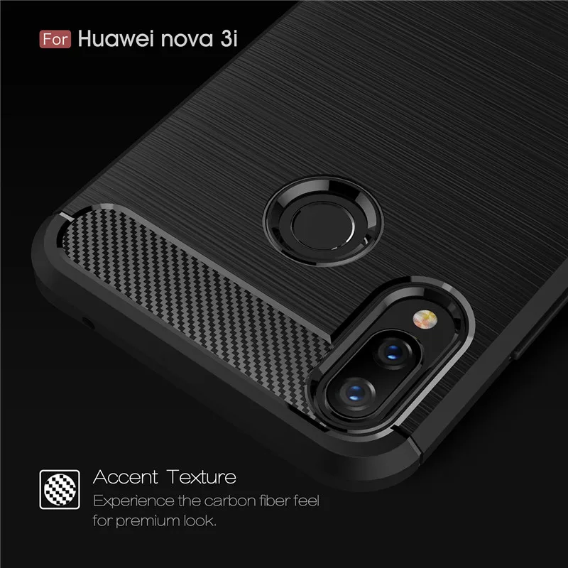 BSNOVT Huawei P Smart Plus INE-LX1 противоударный силиконовый матовый чехол-бампер для телефона