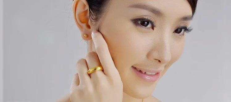 New 14k yellow gold plated placer concise Adjustable Open Ring High Quality Fashion | Украшения и аксессуары