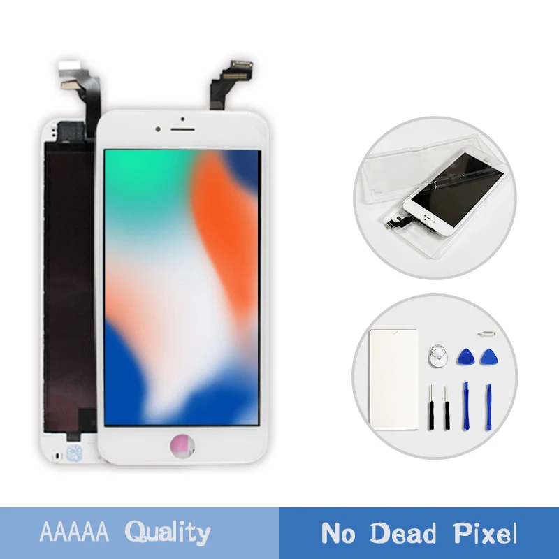 AAAAA качественный черный/белый ЖК-дисплей для iPhone 6 6s Plus ЖК-сенсорный экран