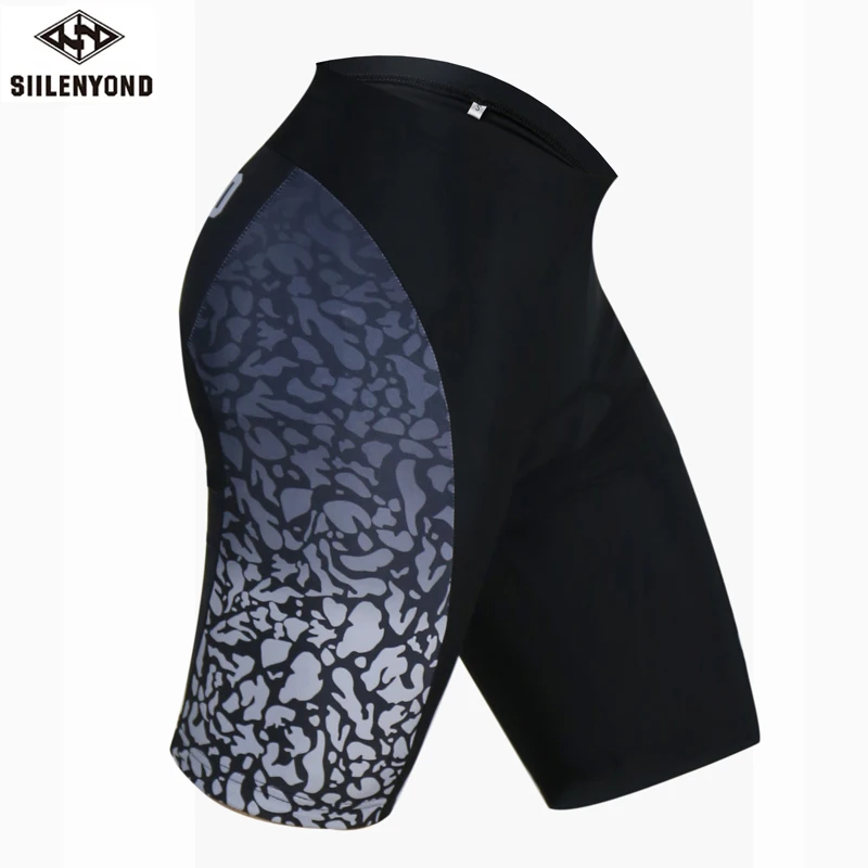 Cycling Shorts Ударопрочный велотренажер плотный велотренажер шорты для горного велосипеда шорты с летним Coolmax Велосипедные шорты 3D гелевая Накладка для человека - Цвет: Cycling Shorts